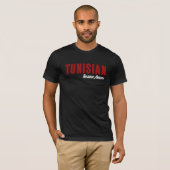 Tunesiër in het buitenland t-shirt (Voorkant volledig)