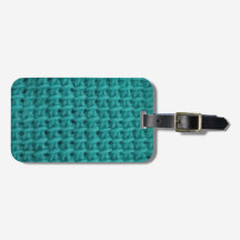 Tunesisch Bagagelabel van Crochet Drawstring