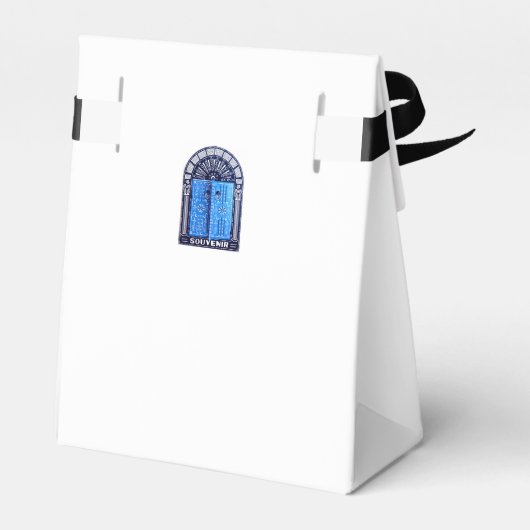 Tunesische deurtent bedankdoosjes (Achterkant)