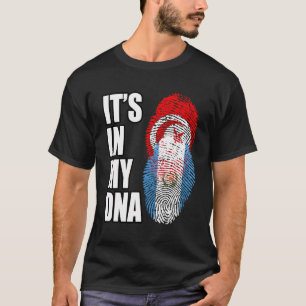 Tunesische en Guatemalteekse mix erfgoed DNA vlag T-shirt