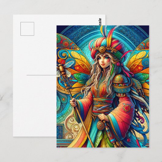 Tunesische fee briefkaart (Voorkant / Achterkant)