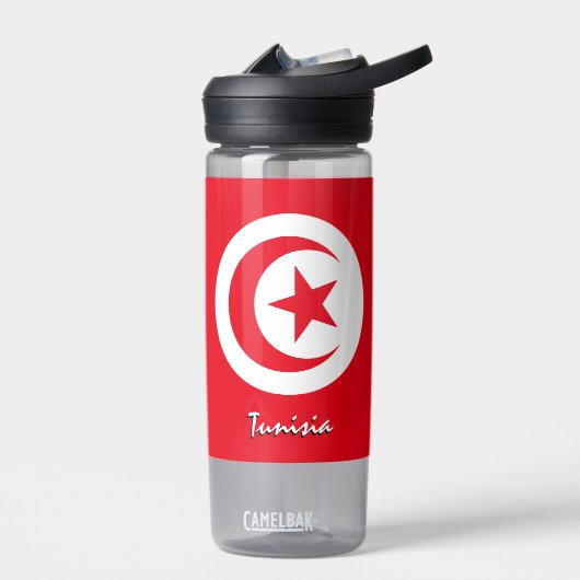 Tunesische fles, patriottische Tunesische vlag Waterfles (Links)