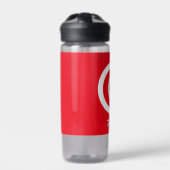 Tunesische fles, patriottische Tunesische vlag Waterfles (Voorkant)