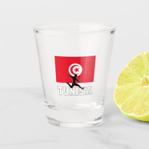 Tunesische Football Soccer National Team Shot Glas