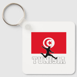 Tunesische Football Soccer National Team Shot Glas Sleutelhanger