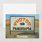 Tunesische fotokaart (Voorkant / Achterkant)