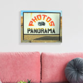 Tunesische fotostop canvas afdruk (Insitu (Woonkamer))