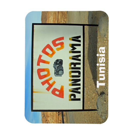 Tunesische fotostop magneet (Verticaal)