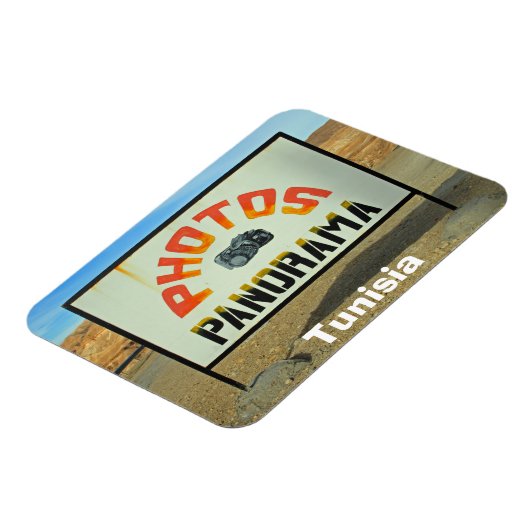 Tunesische fotostop magneet (Linkerzijde)