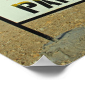 Tunesische fotostop poster (Hoek)