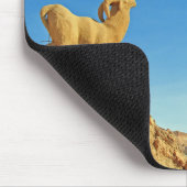 Tunesische geitenstandbeeld muismat (Hoek)