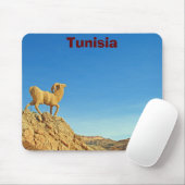 Tunesische geitenstandbeeld muismat (Met muis)