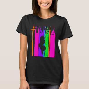 Tunesische kleurige bubbels t-shirt