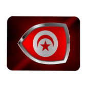 Tunesische metalen embleem magneet (Horizontaal)