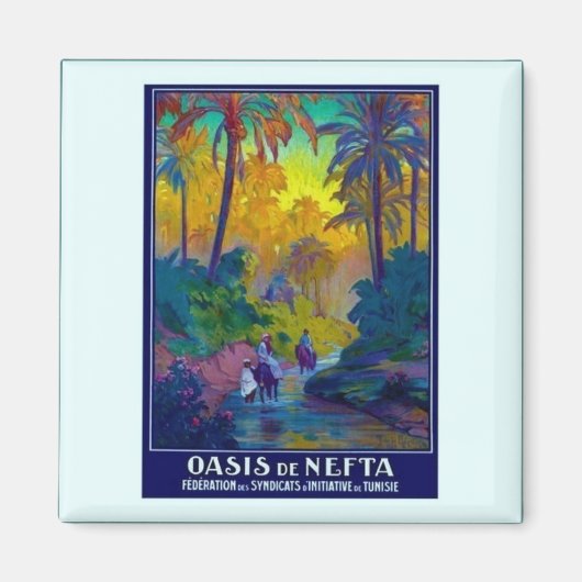  Tunesische oase Magneet (Voorkant)
