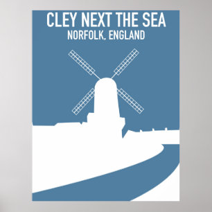 Tunesische plattegrond poster