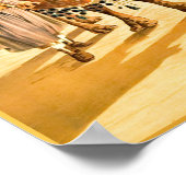 Tunesische reisposter poster (Hoek)