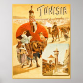 Tunesische reisposter poster (Voorkant)