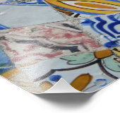 Tunesische Tegels Foto Afdruk (Hoek)