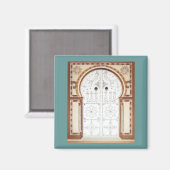  Tunesische traditionele deur Magneet (Voorkant / Achterkant)