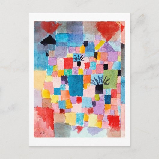 Tunesische tuin, Klee Briefkaart (Voorkant)