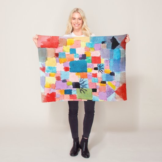 Tunesische tuin, Klee Fleece Deken (In situ)