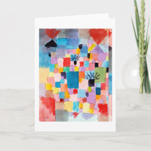 Tunesische tuin, Klee Kaart