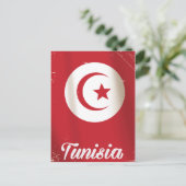 Tunesische vintage reisposter briefkaart (Staand voorkant)