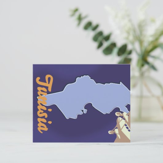 Tunesische vintage-reisprint (Staand voorkant)