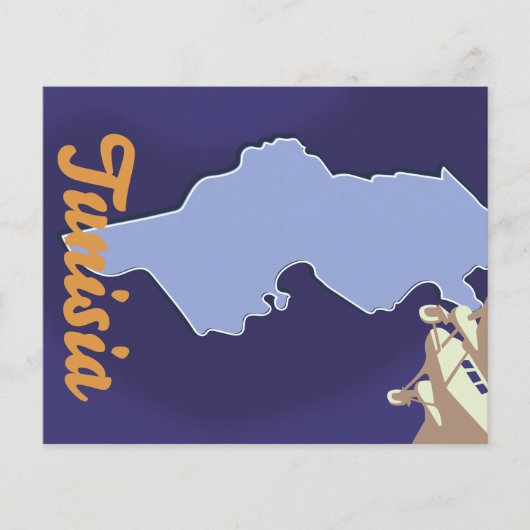 Tunesische vintage-reisprint (Voorkant)