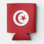 Tunesische vlag blikjeskoeler (Voorkant)