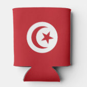 Tunesische vlag blikjeskoeler (Achterkant)