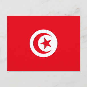 tunesische vlag briefkaart