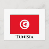Tunesische vlag briefkaart (Voorkant)