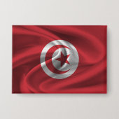 Tunesische vlag-Button Button (Voorkant)