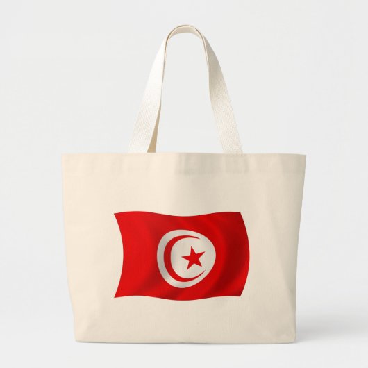 Tunesische vlag-Canvas tas (Voorkant)