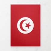 Tunesische vlag drieluik kaart (Cover)