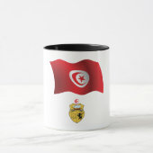 Tunesische vlag en wapenschild Patriottisch Tunesi Mok (Midden)