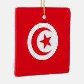 Tunesische vlag keramisch ornament (Rechts)