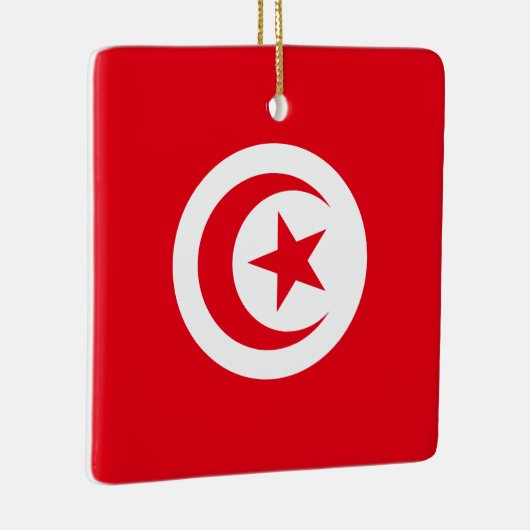 Tunesische vlag keramisch ornament (Rechts)