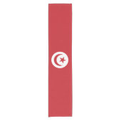 Tunesische vlag korte tafelloper (Voorkant)