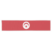 Tunesische vlag korte tafelloper (Horizontaal)