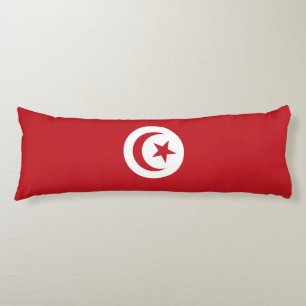 Tunesische vlag lichaamskussen