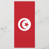 Tunesische vlag menu (Voorkant)