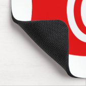 Tunesische Vlag Muismat (Hoek)