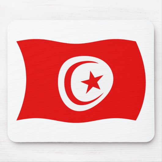 Tunesische Vlag Muismat (Voorkant)