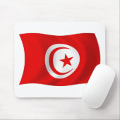 Tunesische Vlag Muismat (Met muis)