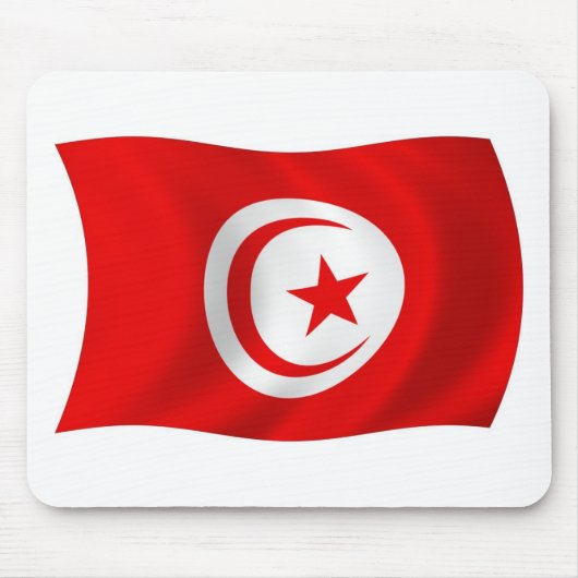 Tunesische Vlag Muismat (Voorkant)