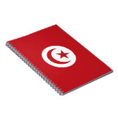 Tunesische vlag notitieboek (Rechterzijde)