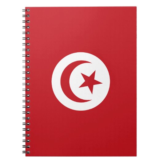 Tunesische vlag notitieboek (Voorkant)